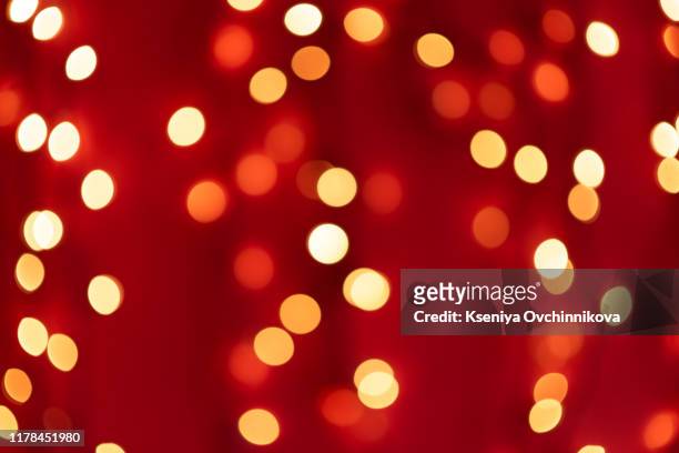abstract background of blurred lights with bokeh effect - gala stock pictures, royalty-free photos & images