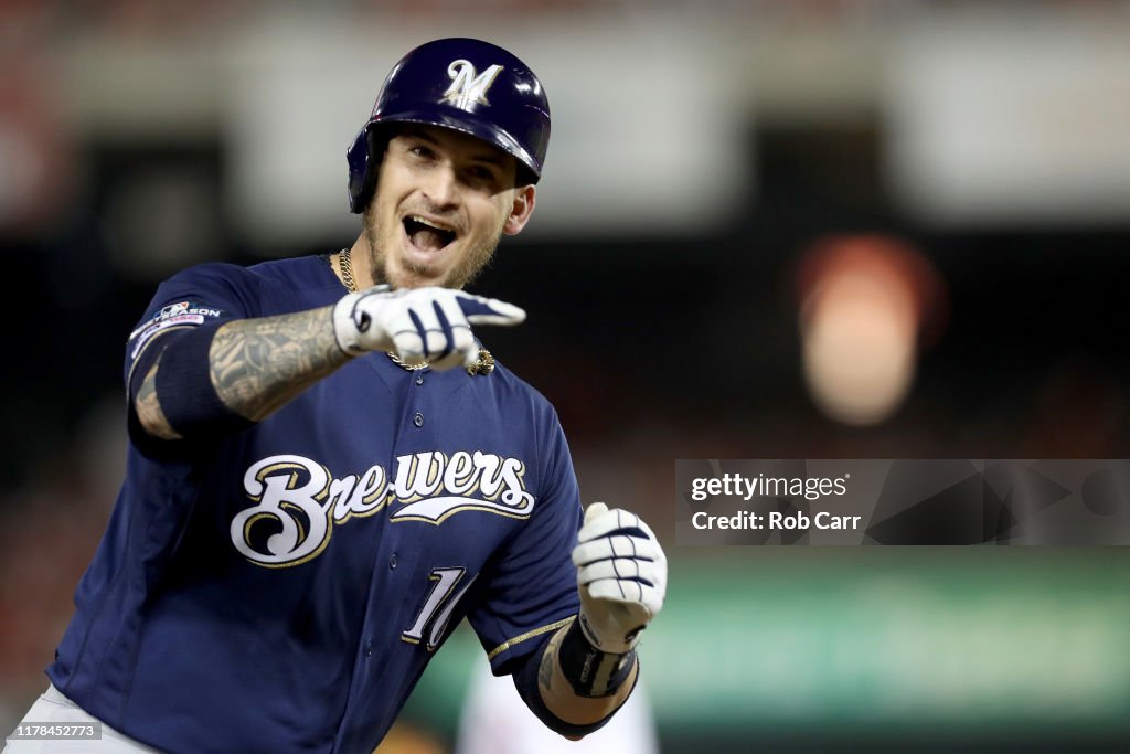 Wild Card Round - Milwaukee Brewers v Washington Nationals