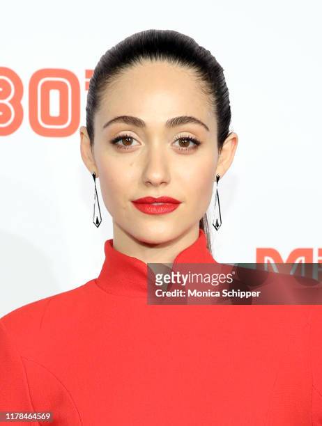 Emmy Rossum attends the "Mr. Robot" Season 4 Premiere on October 01, 2019 in New York City.