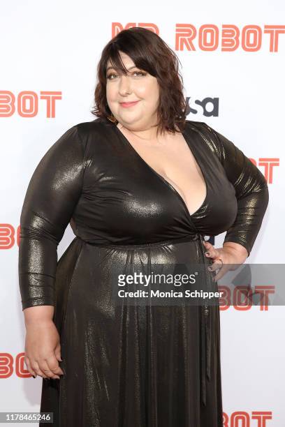 Ashlie Atkinson attends the "Mr. Robot" Season 4 Premiere on October 01, 2019 in New York City.