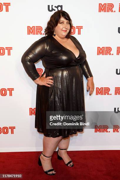 Ashlie Atkinson attends the "Mr. Robot" season 4 premiere on October 01, 2019 in New York City.