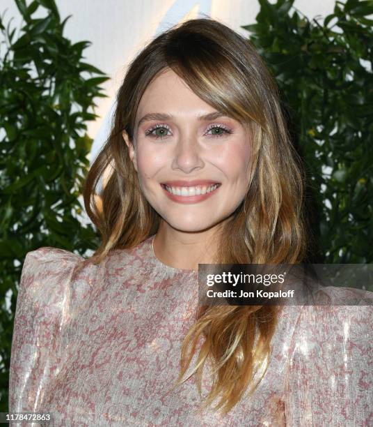 Elizabeth Olsen attends "Sorry For Your Loss" Season 2 Premiere Event at NeueHouse Los Angeles on October 01, 2019 in Hollywood, California.