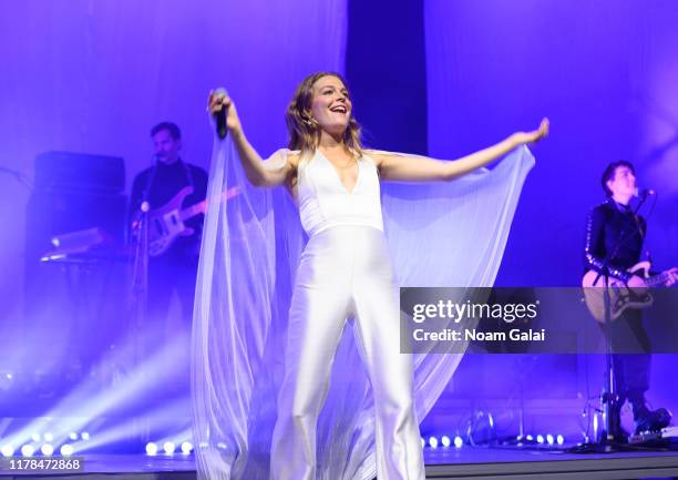 Maggie Rogers performs in concert at Radio City Music Hall on October 01, 2019 in New York City.