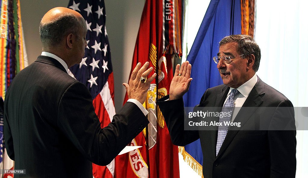 Leon Panetta Takes Over As U.S. Secretary Of Defense