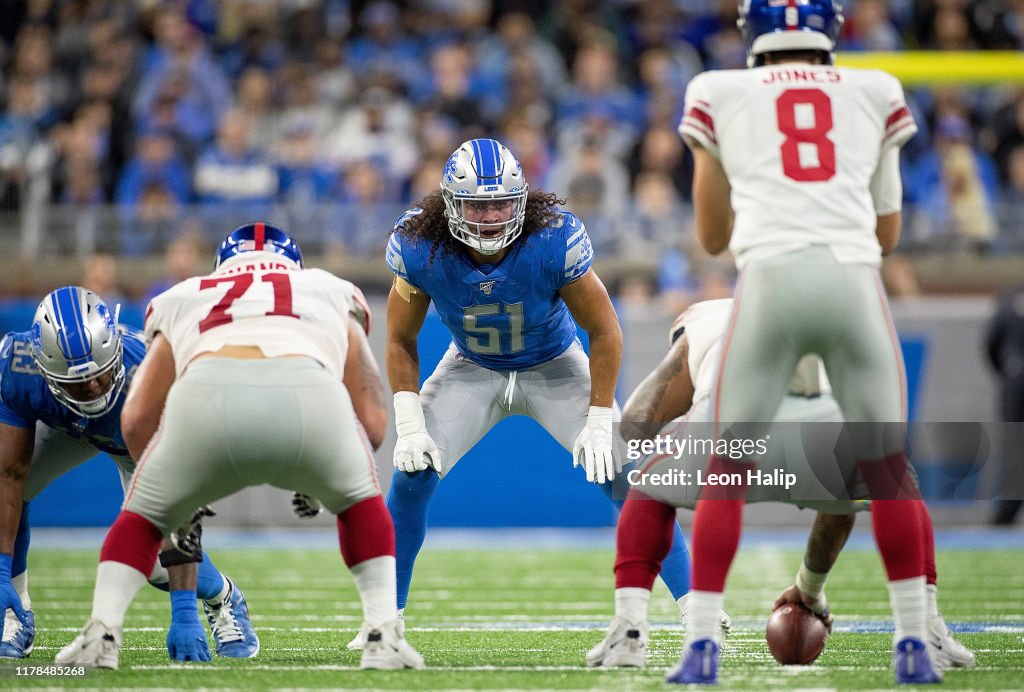 New York Giants v Detroit Lions