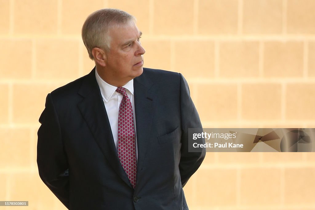 The Duke of York Prince Andrew Visits Murdoch University