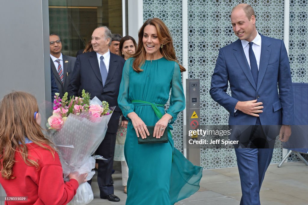 The Duke And Duchess Of Cambridge Visit The Aga Khan Centre