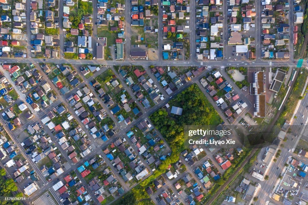 Residential aerial view