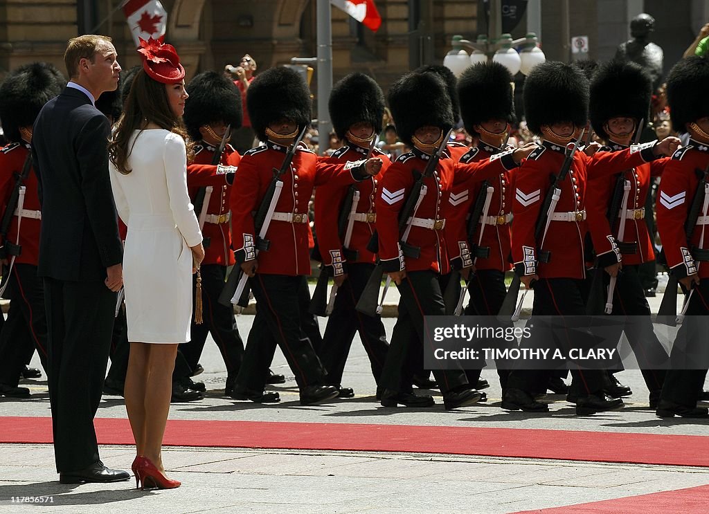 Prince William and his wife, Catherine,