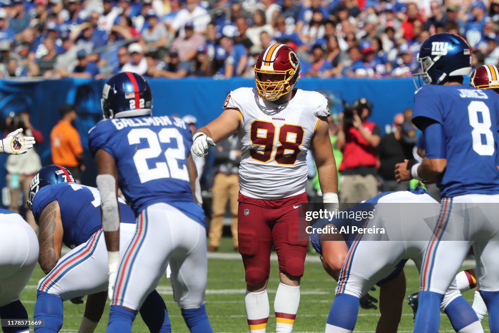 Washington Redskins v New York Giants