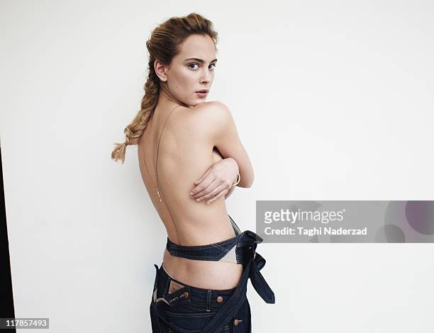 Actress and singer Nora Arnezeder is photographed for Grazia France.