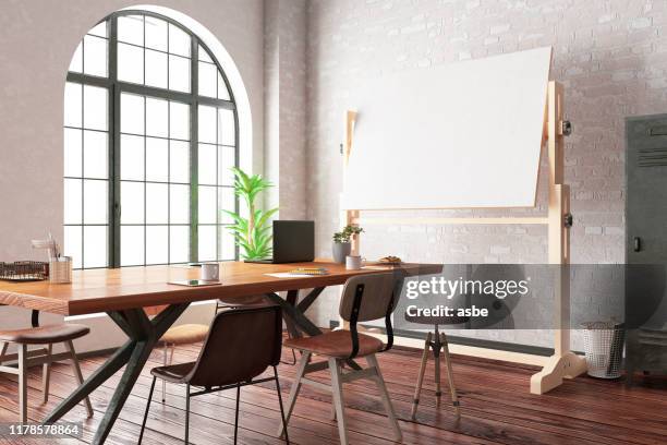 office with white board - meeting board room stock pictures, royalty-free photos & images