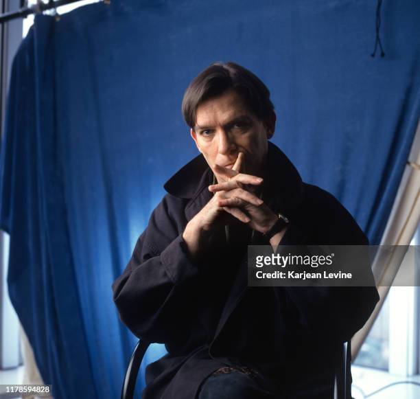 News anchor Kurt Loder poses for a portrait at MTV Studios in New York City, New York.