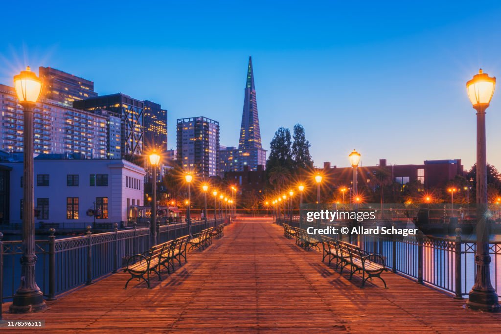San Francisco Pyramid at Dusk