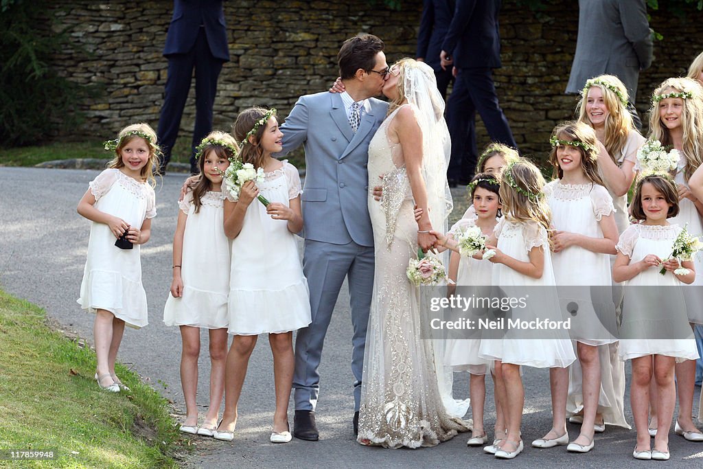 Kate Moss and Jamie Hince - Wedding