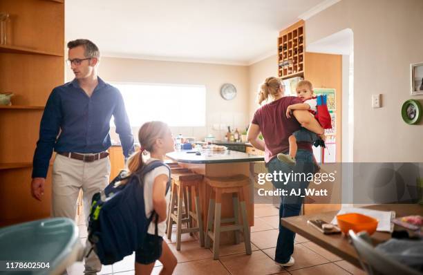 all set to go to school - kids leaving school stock pictures, royalty-free photos & images