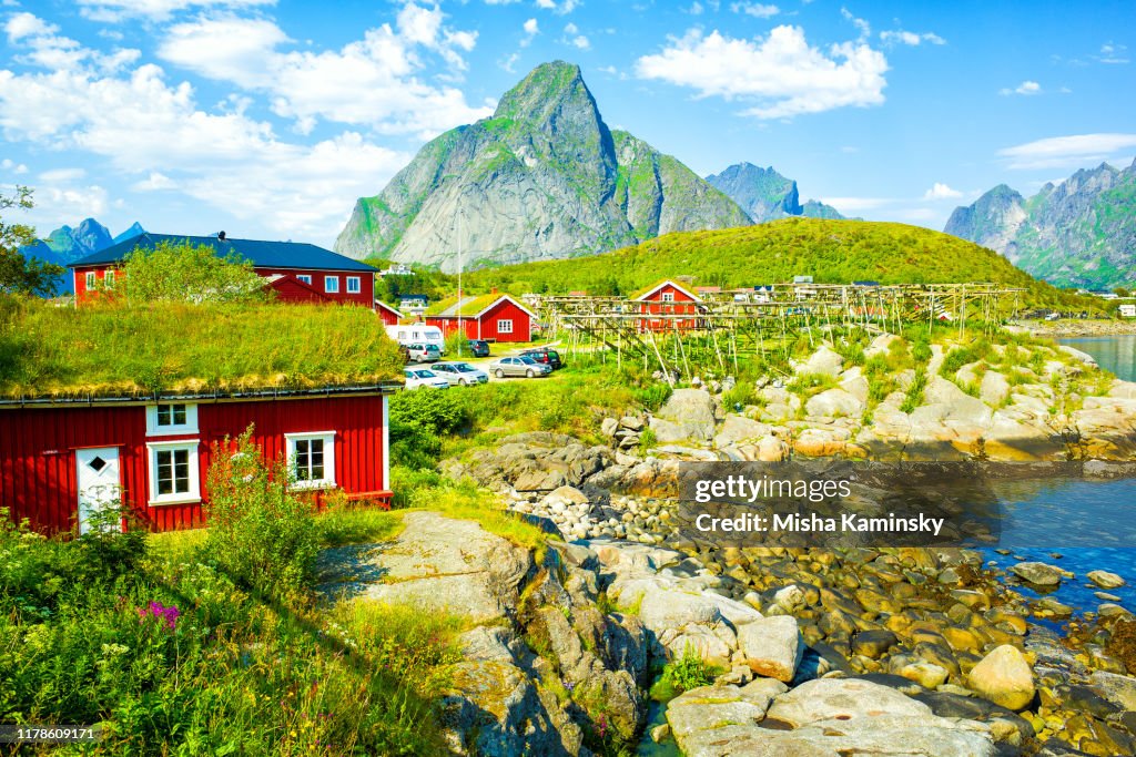 Malerische Ansicht von Reine, Lofoten, Norwegen