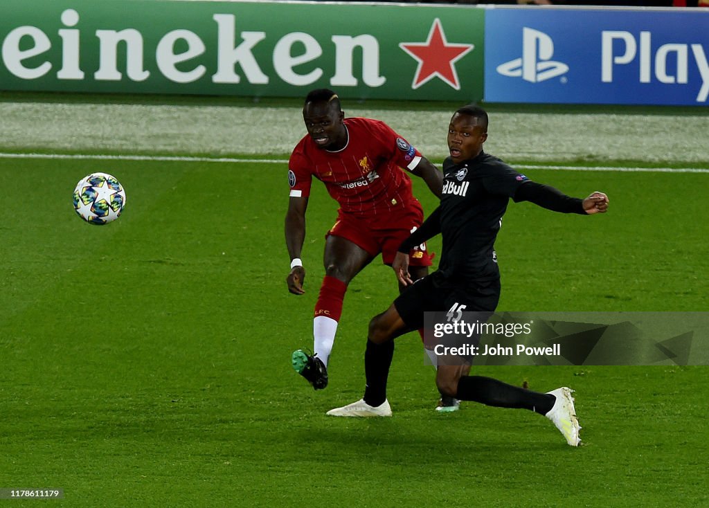 Liverpool FC v RB Salzburg: Group E - UEFA Champions League