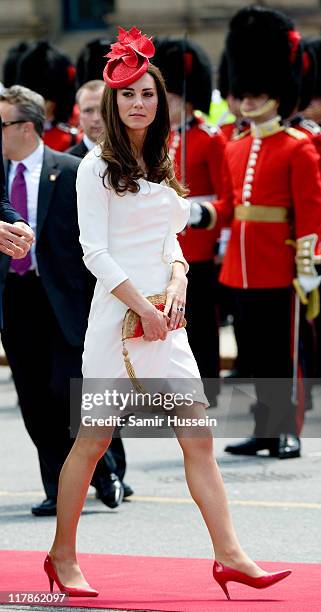 Catherine, Duchess of Cambridge attends Canada Day Celebrations at Parliament Hill on day 2 of the Royal Couple's North American Tour on July 1, 2011...
