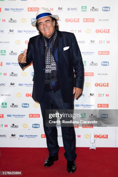 Al Bano Carrisi attends the celebrations of the 80 years of the Oggi magazine at Hotel Principe di Savoia on October 02, 2019 in Milan, Italy.