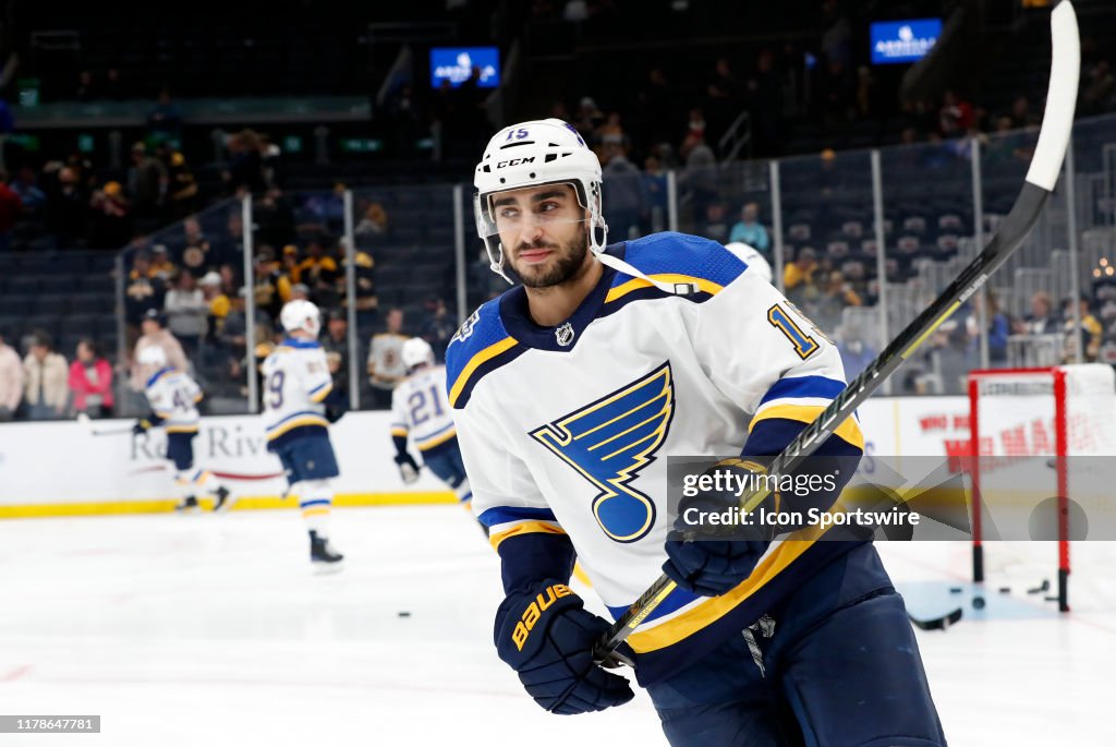 NHL: OCT 26 Blues at Bruins