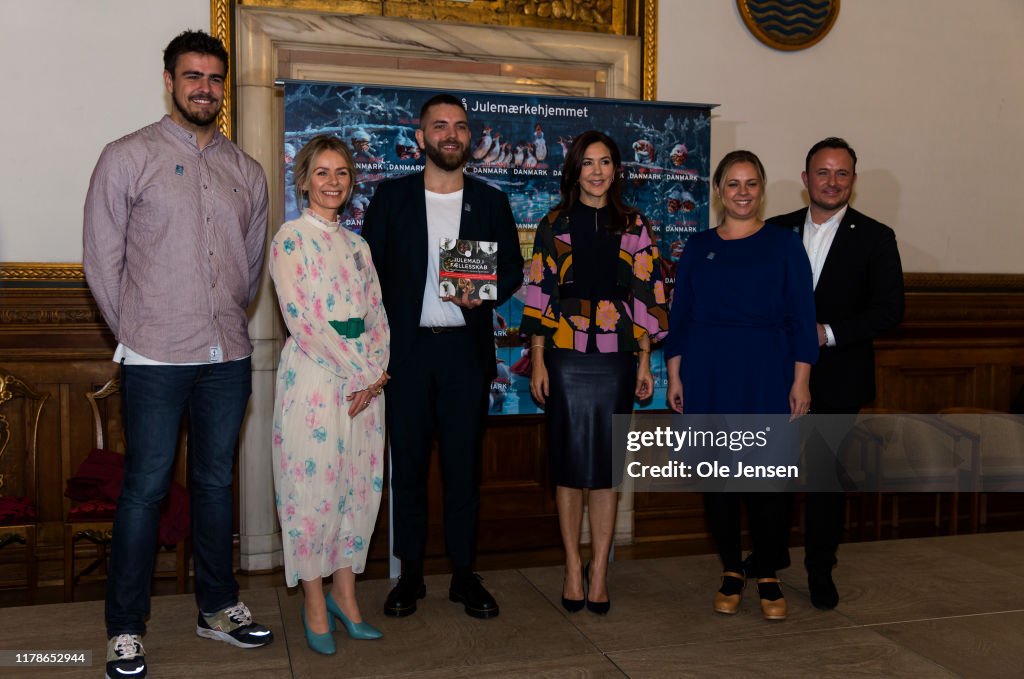 Crown Princess Mary Presents Christmas Seal To Support Vulnerable Children
