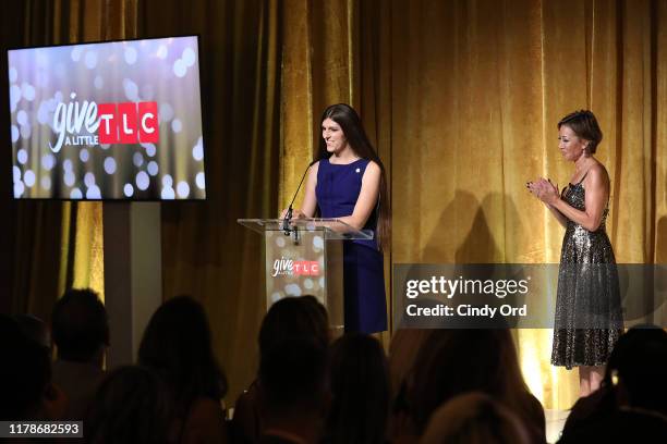 Contest winner Danica Roem speaks onstage during TLC's Give A Little Awards 2019 on October 02, 2019 in New York City.
