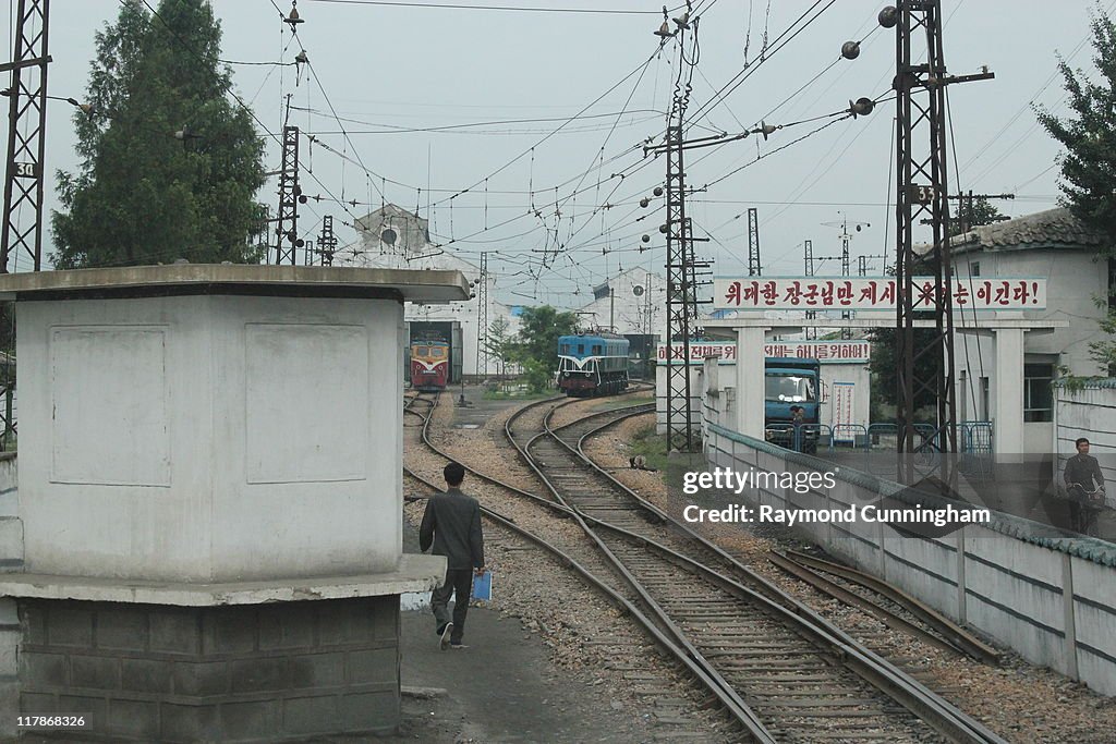 Railway Yard in Kowon North Korea