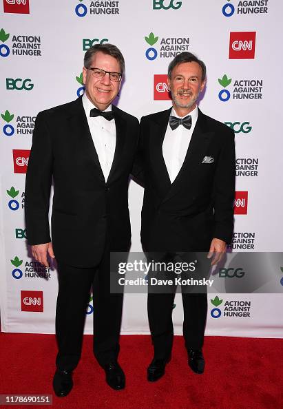 Father Rick Lesser Richard Lesser and Charles Owubah attends the Action Against Hunger ...