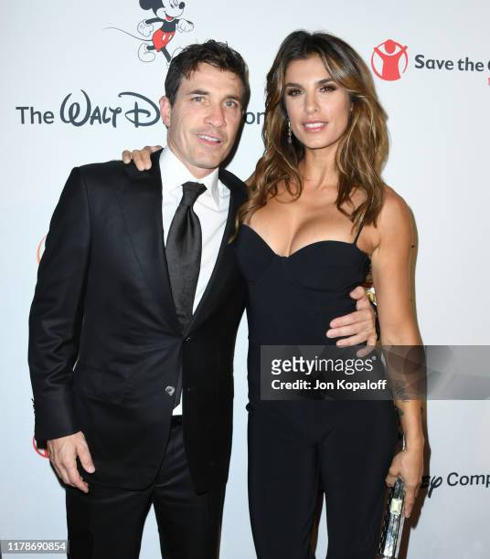 Brian Perri and Elisabetta Canalis attends Save the Children's "Centennial Celebration: Once In A Lifetime" Presented By The Walt Disney Company at...