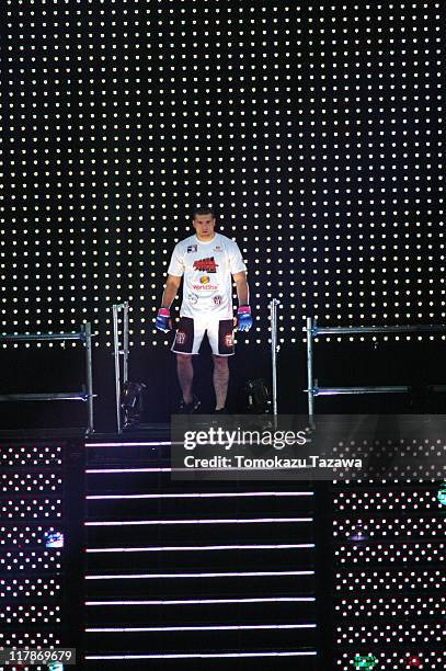 Mauricio Shogun Entering the Arena during Pride Grand Prix 2005 - Final Round - Match - August 28,2005 at Saitama Super Arena in Saitama, Saitama...