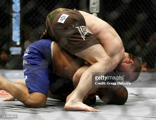 Matt Hughes, winner of UFC 60 and Royce Gracie during Ultimate Fighting Championship 60 - Hughes vs Gracie at Staples Center in Los Angeles,...