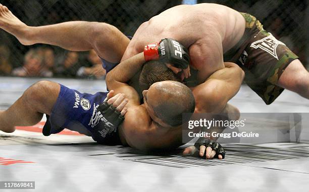 Matt Hughes, winner of UFC 60 and Royce Gracie during Ultimate Fighting Championship 60 - Hughes vs Gracie at Staples Center in Los Angeles,...