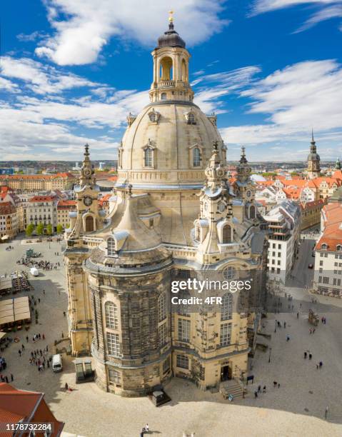 frauenkirche, dresden, germany - dresden frauenkirche cathedral stock pictures, royalty-free photos & images