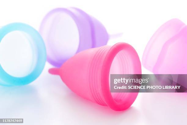 menstrual cups - menstrual cup stock pictures, royalty-free photos & images