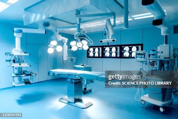 modern hospital operating theatre - neurosurgery stock pictures, royalty-free photos & images