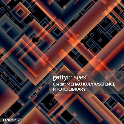 Quantum computing, illustration Quantum computing, illustration