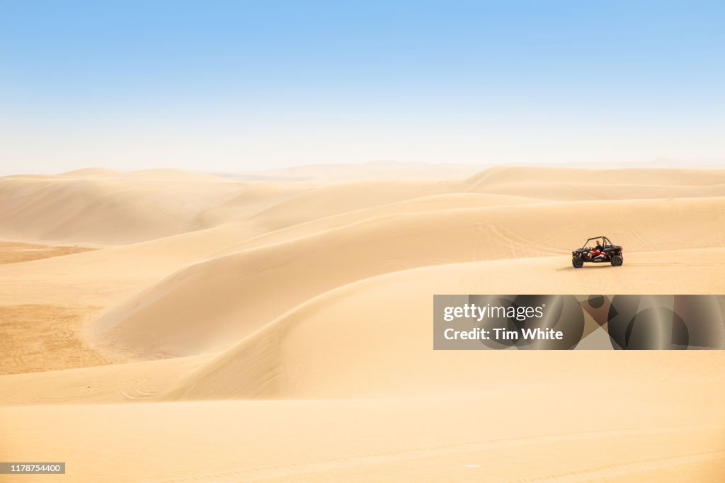 Dune Buggy ride in the desert, Qatar