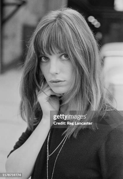 English actress, singer-songwriter, and fashion model Jane Birkin, UK, 20th September 1969.