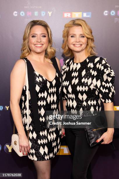 Caroline Frier and Annette Frier attend the 23rd annual German Comedy Awards at Studio in Köln Mühlheim on October 02, 2019 in Cologne, Germany.