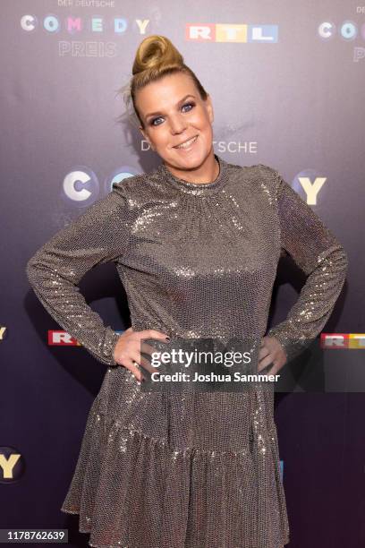 Mirja Boes attends the 23rd annual German Comedy Awards at Studio in Köln Mühlheim on October 02, 2019 in Cologne, Germany.