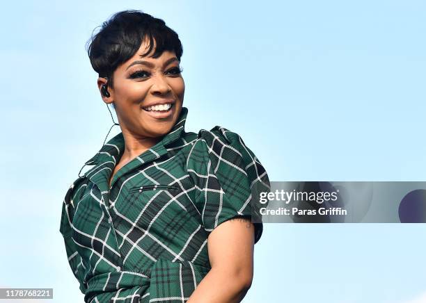 Singer Monica performs onstage during AIDS Walk Atlanta & Music Festival at Piedmont Park on September 29, 2019 in Atlanta, Georgia.