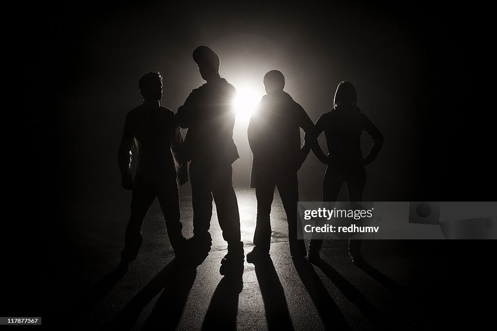 Gang in the shadows