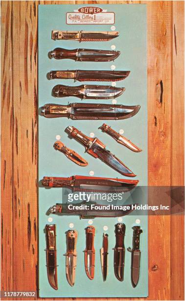Various Hunting Knives.