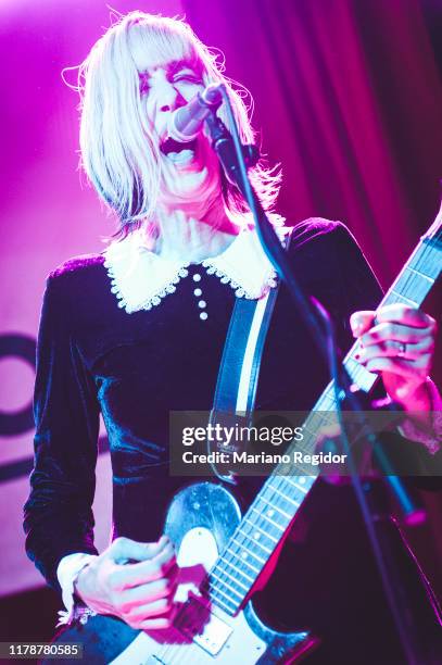 Kim Shattuck of The Muffs performs onstage at El Sol on June 17, 2015 in Madrid, Spain.