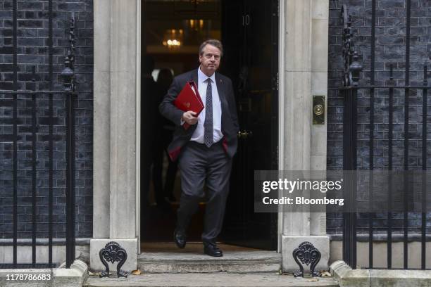 Alister Jack, U.K. Scottish secretary, departs following a meeting of cabinet ministers in number 10 Downing Street in London, U.K., on Tuesday, Oct....