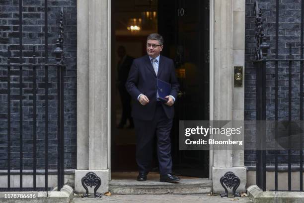 Robert Buckland, U.K. Justice secretary, departs following a meeting of cabinet ministers in number 10 Downing Street in London, U.K., on Tuesday,...