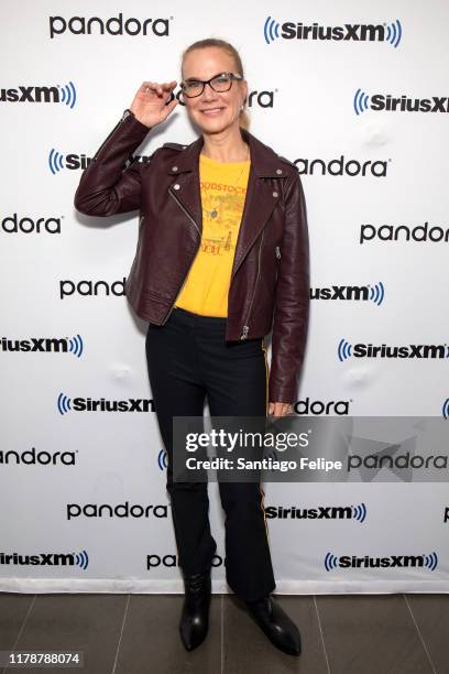 Jeannie Gaffigan visits SiriusXM Studios on October 03, 2019 in New York City.