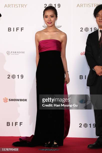 Actress Misa Eto from Japan arrives at the opening ceremony of the 24th Busan International Film Festival on October 03, 2019 in Busan, South Korea.