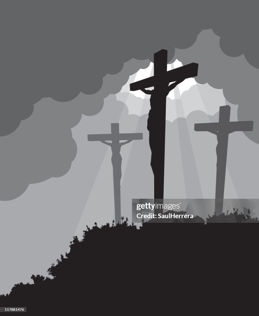 Crucifixion Easter High-Res Vector Graphic - Getty Images